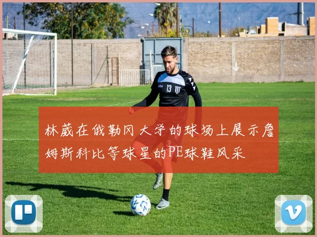 林葳在俄勒冈大学的球场上展示詹姆斯科比等球星的PE球鞋风采
